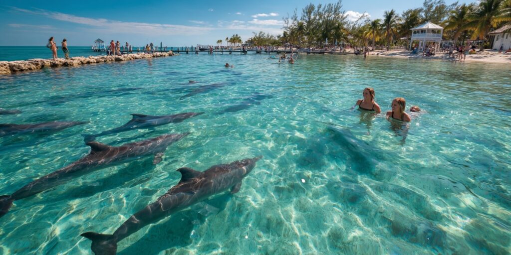 Rencontre et nage avec les dauphins à Key Largo