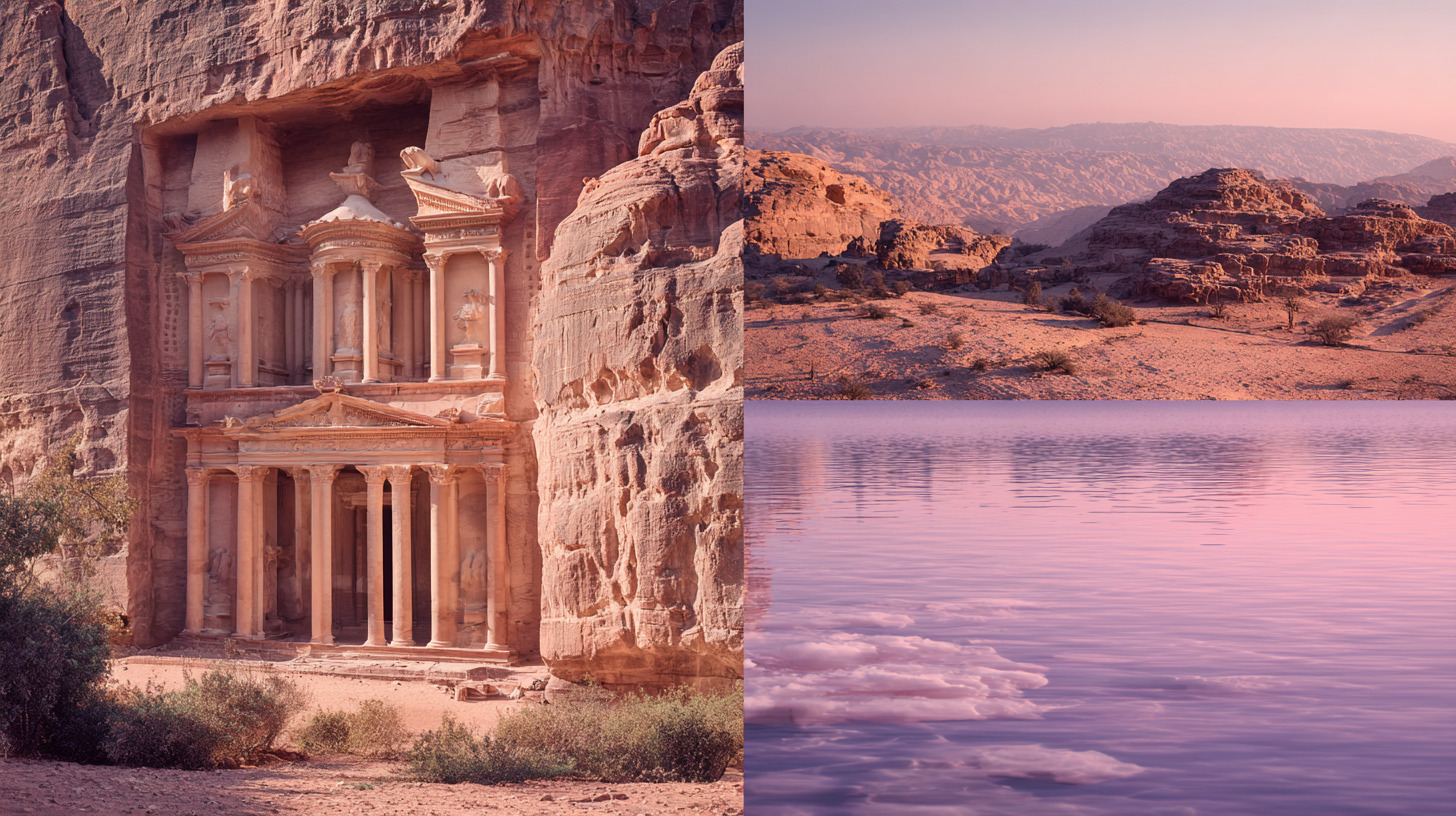 Jordanie – Petra, Wadi Rum
